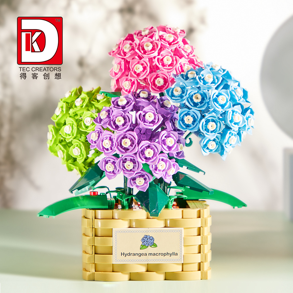 New Hydrangea Embroidery Baske - Plant Parent Yearly ulasan dan harga