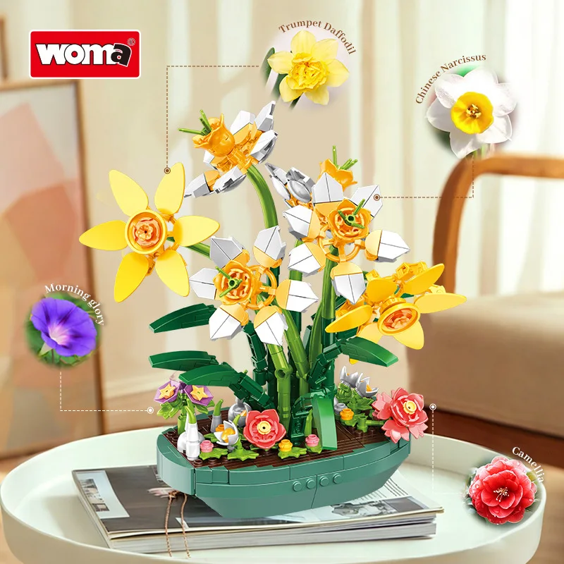 Preserved Daffodil Flower Pott - Plant Parent Yearly ulasan dan harga